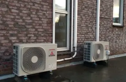 Airco als verwarming buitenunit